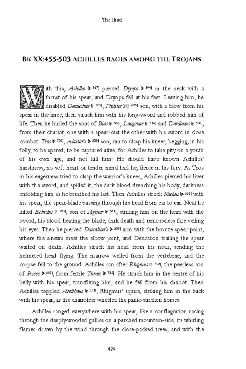 The Iliad - Page 418